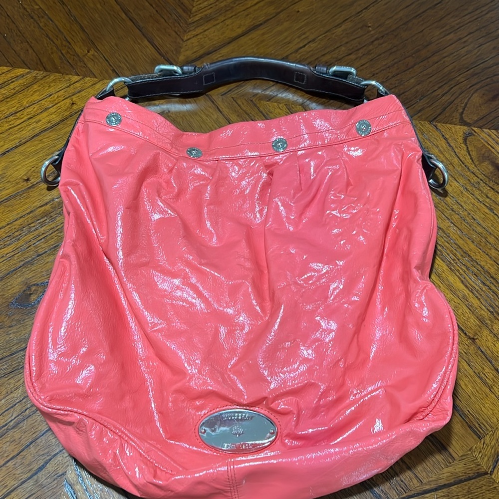 Mulberry Mitzy Hobo in Watermelon pink